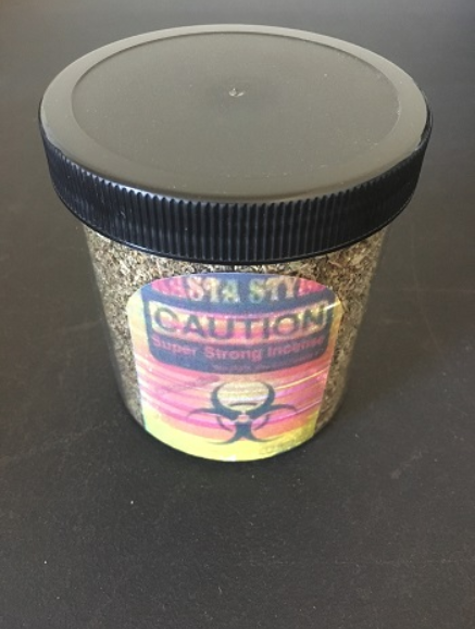 Rasta Style Caution Herbal Incense Cup